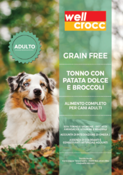 Wellcrocc Cane Medium Adult Grain Free Tonno Patata Dolce Broccoli Kg6